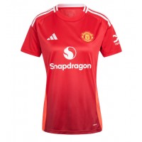 Camiseta Manchester United Primera Equipación para mujer 2024-25 manga corta